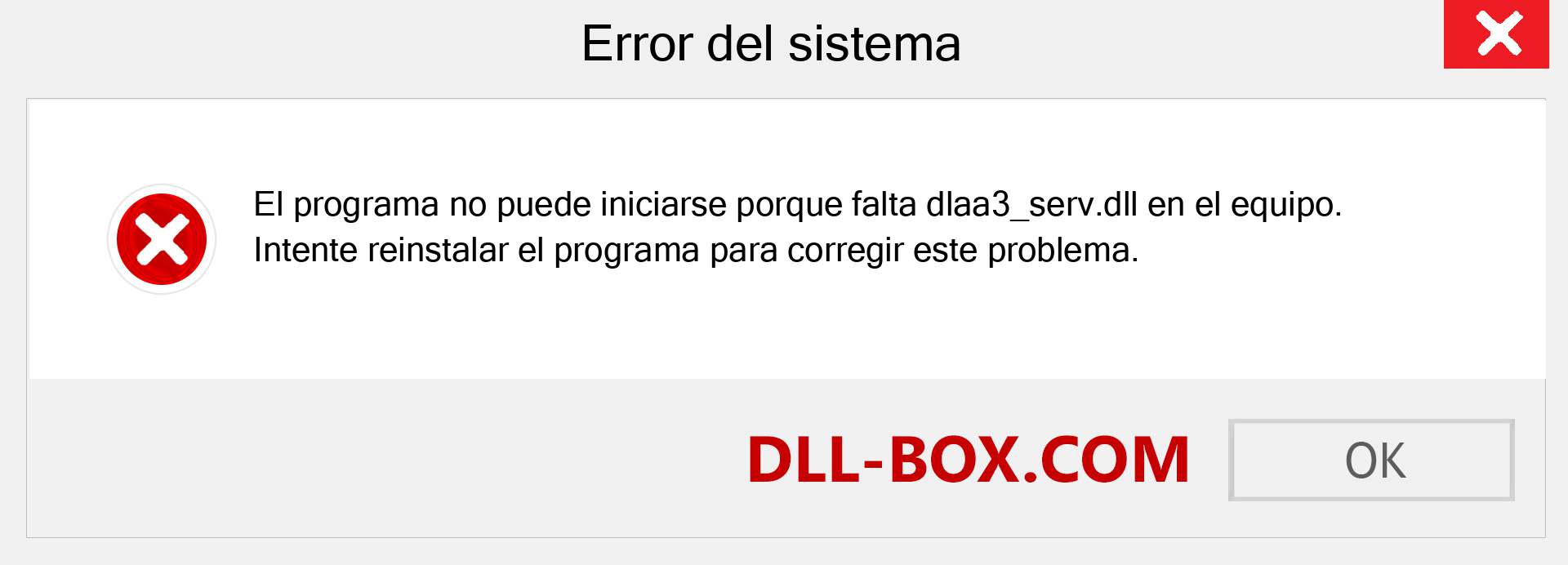 ¿Falta el archivo dlaa3_serv.dll ?. Descargar para Windows 7, 8, 10 - Corregir dlaa3_serv dll Missing Error en Windows, fotos, imágenes